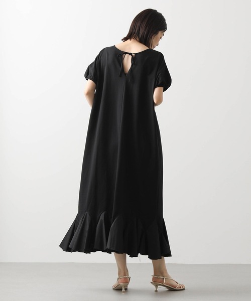 Torrazzo Donna（トラッゾドンナ）の「裾フレアカット２ＷＡＹワンピ（ワンピース・レディース・ブラック・FREE）」の4枚目の写真