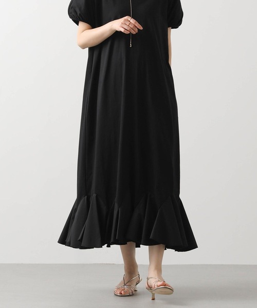 Torrazzo Donna（トラッゾドンナ）の「裾フレアカット２ＷＡＹワンピ（ワンピース・レディース・ブラック・FREE）」の12枚目の写真