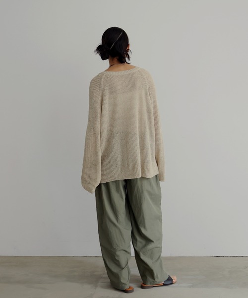 hellam（へラム）の「ナイロンコクーンパンツ（その他パンツ・レディース・カーキ/ブラック・FREE）」の12枚目の写真