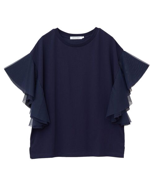 ꧁新 品꧂⚛️ AMERI アメリ デザインカットソー CROP FRAME PLUM TEE（Tシャツ/カットソー）｜Ameri（アメリ）の