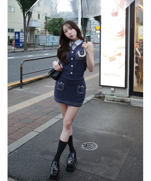 ステッチDDロゴニットセットアップ（セットアップ）｜Darich