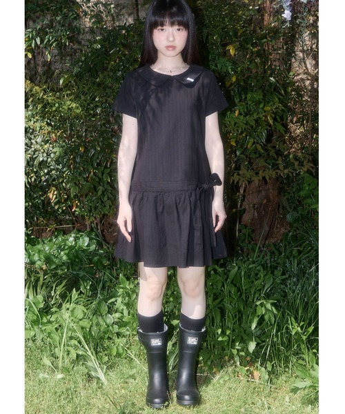 【FANCY CLUB】リボン ローライズ ミニワンピース★大人気★ A'GEM/9 × .kom 『FANCY CLUB/ファンシークラブ』 Ribbon Low