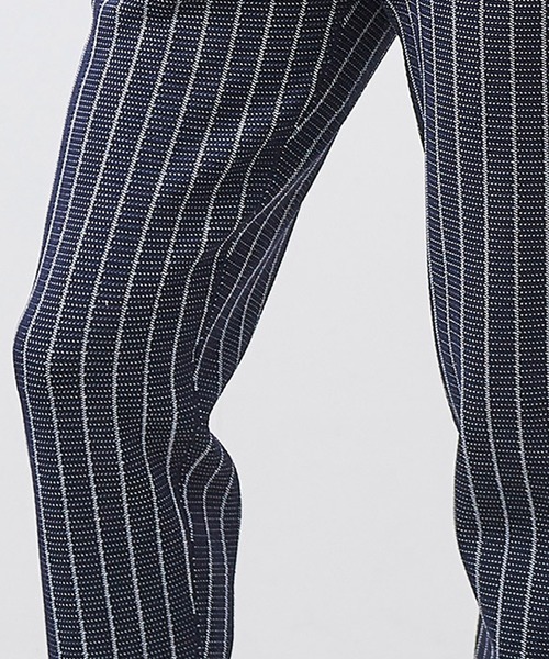 g-stage(ジーステージ)の「G-ZERO ダブルジャガード ストライプ サマーニットパンツ(その他パンツ・メンズ・ネイビー/ライトグレー系/ブラウン・46/48/50)」の10枚目の写真