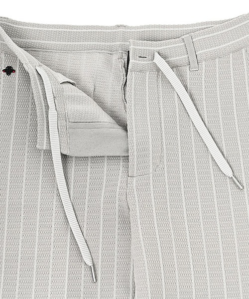 g-stage(ジーステージ)の「G-ZERO ダブルジャガード ストライプ サマーニットパンツ(その他パンツ・メンズ・ネイビー/ライトグレー系/ブラウン・46/48/50)」の15枚目の写真