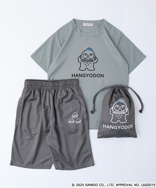 sanrio（サンリオ）の「サンリオキャラクターズ　プリントドライワッフル上下セット（ルームウェア/パジャマ・メンズ・ホワイト系その他/ピンク/パープル系その他/ホワイト×ネイビー/チャコール/ブラック/ブルーグレー/ピンクベージュ/エメラルド/ネイビー/カーキ系/ピンク系その他/ライトグリーン/チャコールグレー・L/LL/M）」の10枚目の写真