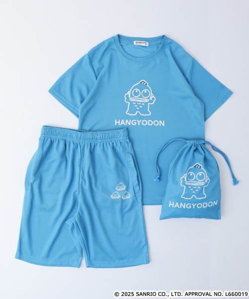 sanrio（サンリオ）の「サンリオキャラクターズ　プリントドライワッフル上下セット（ルームウェア/パジャマ・メンズ・ホワイト系その他/ピンク/パープル系その他/ホワイト×ネイビー/チャコール/ブラック/ブルーグレー/ピンクベージュ/エメラルド/ネイビー/カーキ系/ピンク系その他/ライトグリーン/チャコールグレー・L/LL/M）」の9枚目の写真