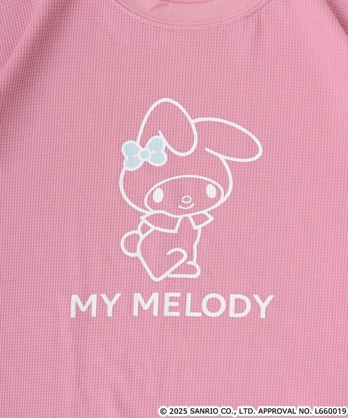 sanrio（サンリオ）の「サンリオキャラクターズ　プリントドライワッフル上下セット（ルームウェア/パジャマ・メンズ・ホワイト系その他/ピンク/パープル系その他/ホワイト×ネイビー/チャコール/ブラック/ブルーグレー/ピンクベージュ/エメラルド/ネイビー/カーキ系/ピンク系その他/ライトグリーン/チャコールグレー・L/LL/M）」の20枚目の写真