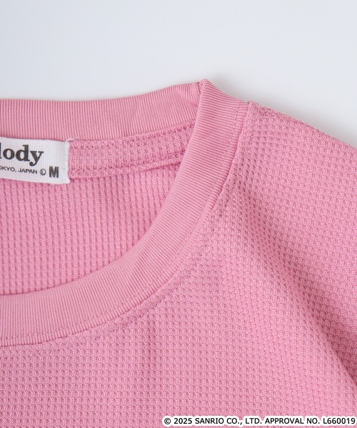 sanrio（サンリオ）の「サンリオキャラクターズ　プリントドライワッフル上下セット（ルームウェア/パジャマ・メンズ・ホワイト系その他/ピンク/パープル系その他/ホワイト×ネイビー/チャコール/ブラック/ブルーグレー/ピンクベージュ/エメラルド/ネイビー/カーキ系/ピンク系その他/ライトグリーン/チャコールグレー・L/LL/M）」の19枚目の写真