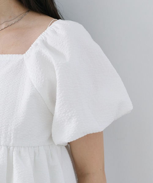 Kastane(カスタネ)の「【2WAY/4色展開】バルーンブラウス(シャツ/ブラウス・レディース・ブラック/ネイビー/ホワイト/ホワイト系その他・FREE)」の21枚目の写真