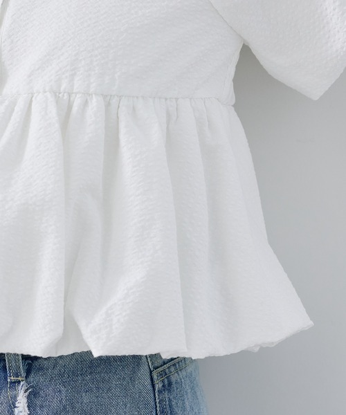 Kastane(カスタネ)の「【2WAY/4色展開】バルーンブラウス(シャツ/ブラウス・レディース・ブラック/ネイビー/ホワイト/ホワイト系その他・FREE)」の20枚目の写真