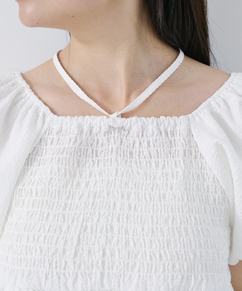 Kastane(カスタネ)の「【2WAY/4色展開】バルーンブラウス(シャツ/ブラウス・レディース・ブラック/ネイビー/ホワイト/ホワイト系その他・FREE)」の17枚目の写真