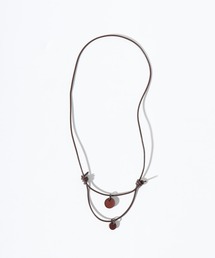 FUNALIVE（ファンアライブ）の「プラスレザー　ダブルチャーム　ネックレス（ネックレス）」