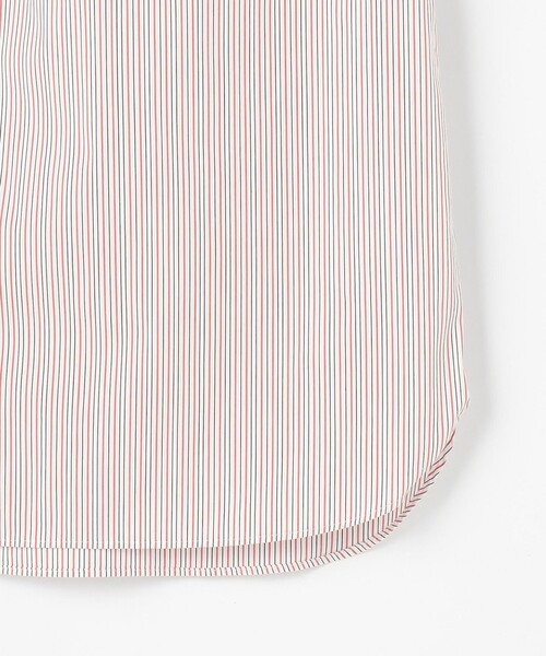 J.PRESS(ジェイプレス)の「BEZ ドビーストライプ バンドカラー ブラウス(シャツ/ブラウス・レディース・ネイビー系1/サックスブルー系1/ピンク系1・11/9)」の20枚目の写真