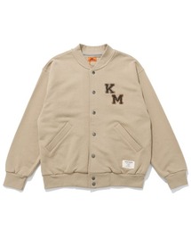 KRIFF MAYER（クリフメイヤー）の「ざっくり裏毛刺繍スナップカーデ（カーディガン/ボレロ）」