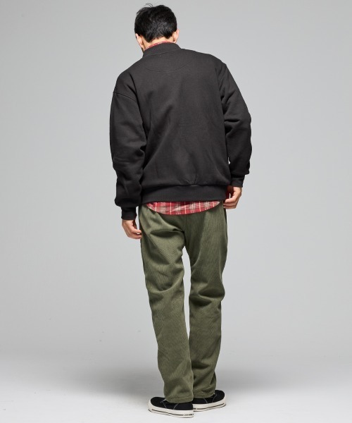 KRIFF MAYER(クリフメイヤー)の「ざっくり裏毛刺繍スナップカーデ(カーディガン/ボレロ・メンズ・ナチュラル/ベージュ/ブラック/カラフル/グレー・LARGE/X-LARGE/MEDIUM)」の14枚目の写真