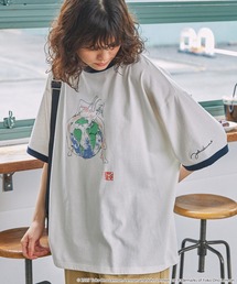 JOHN LENNON/ジョンレノン 別注 グラフィックプリント リンガー半袖Tシャツ