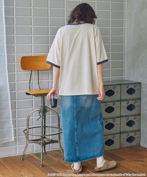 JOHN LENNON/ジョンレノン 別注 グラフィックプリント リンガー