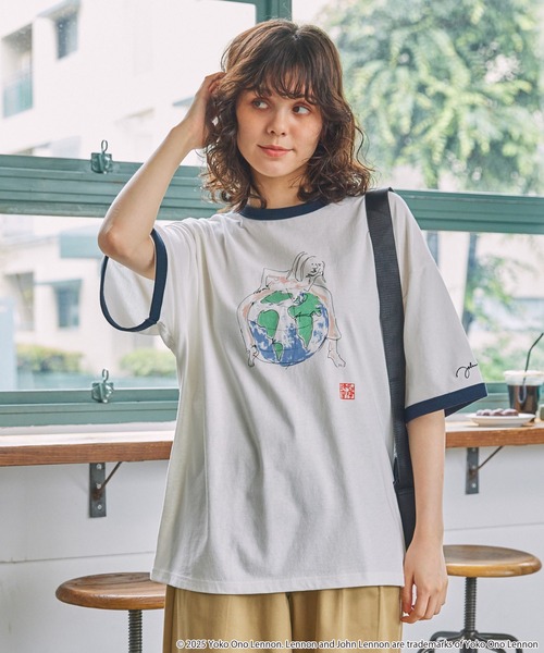 海外限定/日本未発売【LENNON WALL】ジョンレンンTシャツ JOHN LENNON（ジョン レノン ）別注Tシャツ（Tシャツ/カットソー