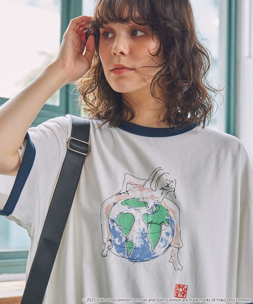 海外限定/日本未発売【LENNON WALL】ジョンレンンTシャツ 楽天市場】バンドTシャツ Wall of fame John Lennon&Yoko Ono