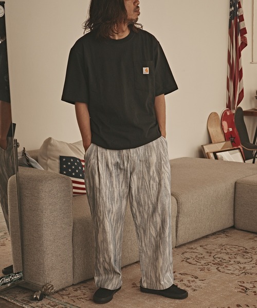 ALL RUNS（オールランズ）の「【50%OFF】カスレ プリント ツイルパンツ（デニムパンツ・メンズ・ブルー/グレー/ブラック・L/M）」の17枚目の写真