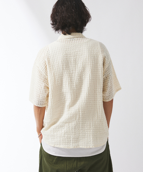 チェック シアー ドビー 半袖 シャツ（シャツ/ブラウス）｜JOURNAL