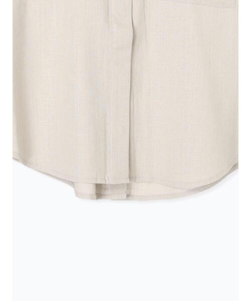 Lugnoncure（ルノンキュール）の「【セットアップ可】レーヨン麻半袖シャツ（シャツ/ブラウス・レディース・カーキ/ブラウン/ベージュ・F）」の18枚目の写真