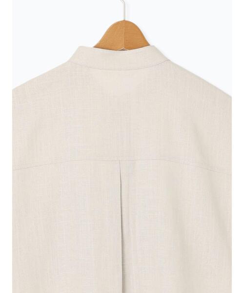 Lugnoncure（ルノンキュール）の「【セットアップ可】レーヨン麻半袖シャツ（シャツ/ブラウス・レディース・カーキ/ブラウン/ベージュ・F）」の19枚目の写真