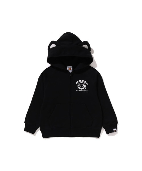 A BATHING APE BABY MILO パーカー ジップアップ ネイビー A BATHING APE BABY MILO パーカー ジップアップ ネイビー A