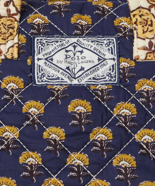 【POLO RALPH LAUREN】フローラル コットン スモール トート キルテッド フローラル コットン スモール トート | ラルフ