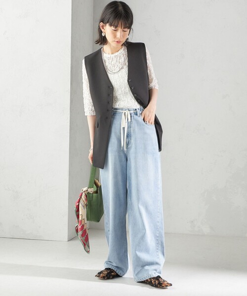 SHIPS カジュアルベスト Sサイズ SHIPS（シップス） ベスト ジレ BATEAUX DE SHIPS: ボイルドウール