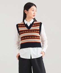 INSCRIRE（アンスクリア）の「INSCRIRE / フェアアイル ベスト（ベスト