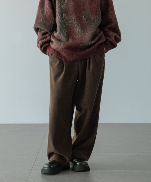 LOWRYS FARM（ローリーズファーム）の「【LFM(U)】ウールライクワイドスラックスパンツ　 494585（その他パンツ・メンズ・ブラウン/その他/ブラック・MEDIUM/LARGE）」の9枚目の写真