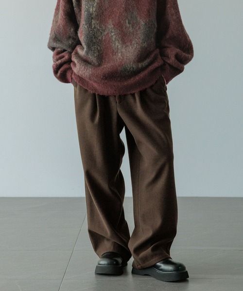LOWRYS FARM（ローリーズファーム）の「【LFM(U)】ウールライクワイドスラックスパンツ　 494585（その他パンツ・メンズ・ブラウン/その他/ブラック・MEDIUM/LARGE）」の10枚目の写真