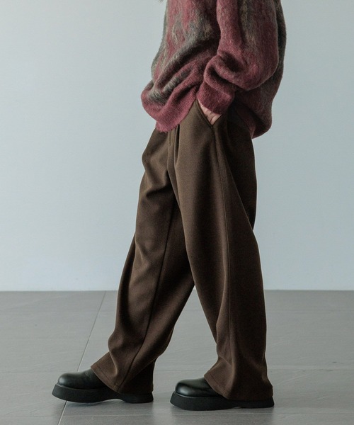 LOWRYS FARM（ローリーズファーム）の「【LFM(U)】ウールライクワイドスラックスパンツ　 494585（その他パンツ・メンズ・ブラウン/その他/ブラック・MEDIUM/LARGE）」の11枚目の写真