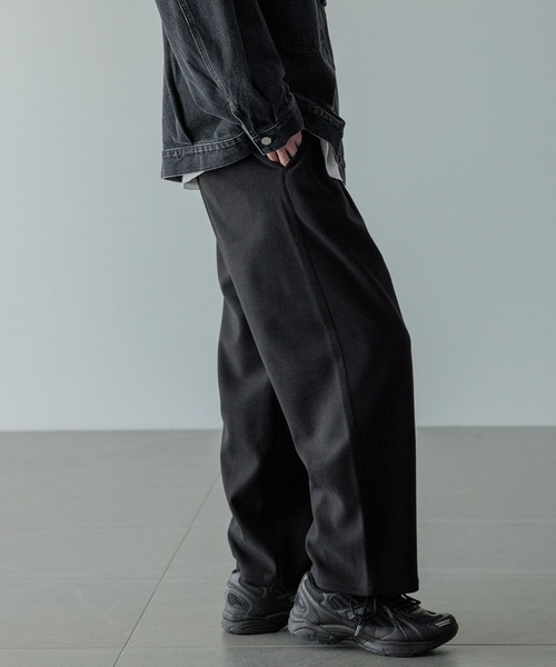 LOWRYS FARM（ローリーズファーム）の「【LFM(U)】ウールライクワイドスラックスパンツ　 494585（その他パンツ・メンズ・ブラウン/その他/ブラック・MEDIUM/LARGE）」の16枚目の写真