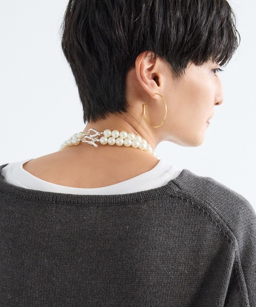 BARNYARDSTORM(バンヤードストーム)の「BARNYARDSTORM / マルチウェイロングパールネックレス(ネックレス・レディース・シルバー・FREE)」の7枚目の写真