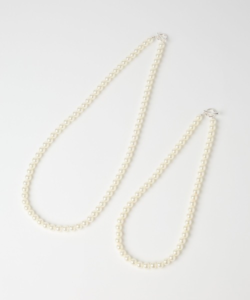 BARNYARDSTORM(バンヤードストーム)の「BARNYARDSTORM / マルチウェイロングパールネックレス(ネックレス・レディース・シルバー・FREE)」の14枚目の写真