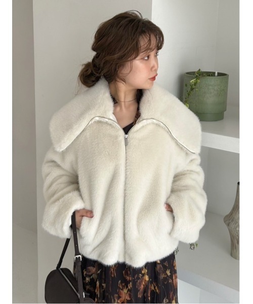 バックルショートファージャケット　フレイアイディー 新作！バックルショートファージャケット | FRAY I.D | ショップ