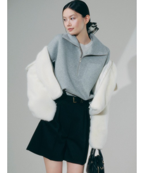 FRAY ID ECOPELビッグカラーショートジャケット ECOPELビッグカラーショートジャケット(ジャケット)｜アウター｜FRAY