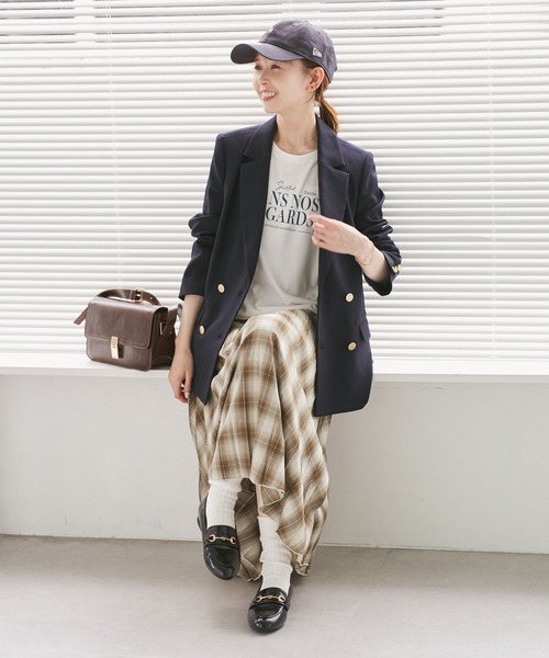 ROPE' PICNIC（ロペピクニック）の「チェック柄プリーツスカート（スカート・レディース・ブラック系その他/モスグリーン/キャメル・FREE）」の11枚目の写真