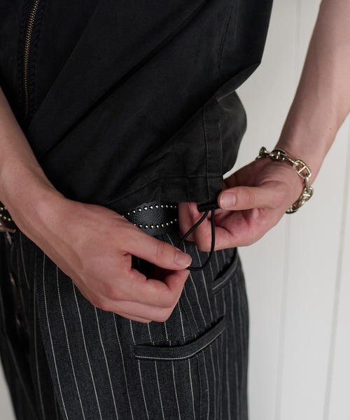 kutir（クティール）の「GRADATION PROCESSING ZIP SHIRT／グラデーション加工ジップシャツ（シャツ/ブラウス・メンズ・ブラック/グレー/ボルドー・LARGE/MEDIUM）」の13枚目の写真