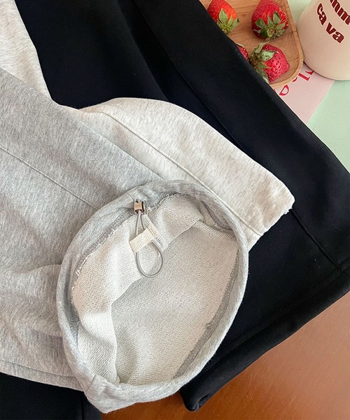 aimoha（アイモハ）の「【aimoha-KIDS-】キッズ 　ワイドスウェットパンツ（スウェットパンツ・キッズ・グレー/ダークグレー/ライトグレー/ブラック・170/160/150/140/130/120/110/100/90）」の10枚目の写真