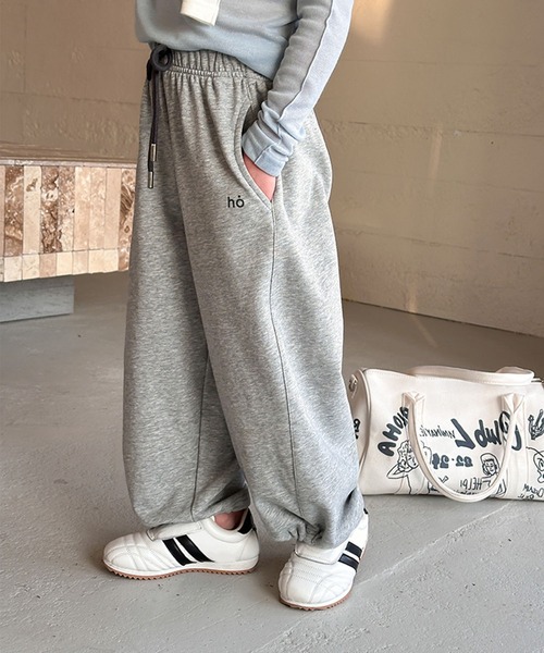 aimoha（アイモハ）の「【aimoha-KIDS-】キッズ 　ワイドスウェットパンツ（スウェットパンツ・キッズ・グレー/ダークグレー/ライトグレー/ブラック・170/160/150/140/130/120/110/100/90）」の18枚目の写真