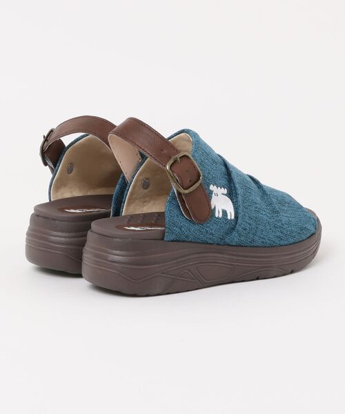 moz(モズ)の「moz(モズ)コンフォート 厚底 2WAY サンダル(サンダル・レディース・ブラック/ライトベージュ/ブルー/ダークウッド/レンガ/アッシュグレー/キナリ・S/M/L/LL)」の8枚目の写真