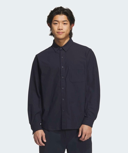 セール】プレミアム カジュアル 軽量 ニット 長袖シャツ / アディダス