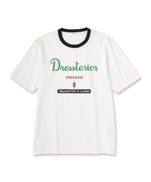 DRESSTERIOR（ドレステリア）の「【接触冷感/抗菌防臭/消臭】ICE CLEAR COTTON ロゴT（Tシャツ/カットソー・メンズ・ダークブラウン/ホワイト/ブラック/ネイビー・90/91/92/94）」の18枚目の写真