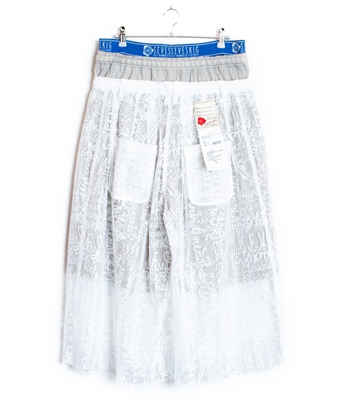 SEVESKIG（セヴシグ）の「SEVESKIG/セブシグ/LACE PANT_PT-SV-NRS-1009（その他パンツ・メンズ・ブラック/ホワイト・SMALL/MEDIUM/LARGE/X-LARGE）」の3枚目の写真