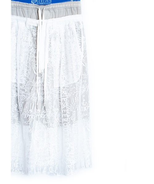 SEVESKIG（セヴシグ）の「SEVESKIG/セブシグ/LACE PANT_PT-SV-NRS-1009（その他パンツ・メンズ・ブラック/ホワイト・SMALL/MEDIUM/LARGE/X-LARGE）」の6枚目の写真