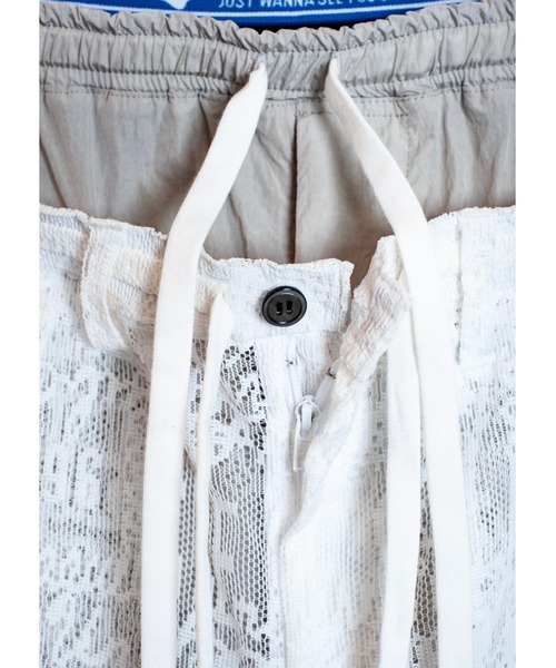 SEVESKIG（セヴシグ）の「SEVESKIG/セブシグ/LACE PANT_PT-SV-NRS-1009（その他パンツ・メンズ・ブラック/ホワイト・SMALL/MEDIUM/LARGE/X-LARGE）」の7枚目の写真