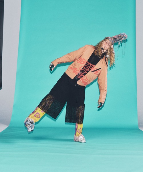 SEVESKIG（セヴシグ）の「SEVESKIG/セブシグ/LACE PANT_PT-SV-NRS-1009（その他パンツ・メンズ・ブラック/ホワイト・SMALL/MEDIUM/LARGE/X-LARGE）」の20枚目の写真